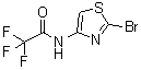2-Bromo-4-trifluoroacetamidothiazole molecular structure (CAS 59134-90-6)