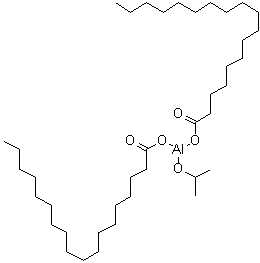异丙氧基铝二硬脂酸盐分子结构 (CAS 5919-73-3)