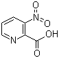 3-硝基吡啶-2-甲酸分子结构 (CAS 59290-85-6)