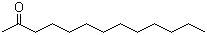 structure of CAS# 593-08-8, 2-Tridecanone;Methyl undecyl ketone