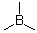 三甲基硼分子结构 (CAS 593-90-8)