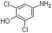 2,6-二氯-4-氨基苯酚分子结构 (CAS 5930-28-9)