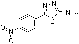 5-(4-Nitrophenyl)-4H-1,2,4-triazol-3-amine molecular structure (CAS 59301-21-2)