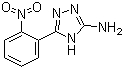5-(2-硝基苯基)-4H-1,2,4-三唑-3-胺分子结构 (CAS 59301-22-3)