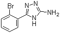 5-(2-Bromophenyl)-4H-1,2,4-triazol-3-amine molecular structure (CAS 59301-25-6)