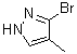 structure of CAS# 5932-20-7, 3-Bromo-4-methyl-1H-pyrazole