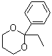 2-Ethyl-2-phenyl-1,3-dioxane molecular structure (CAS 59356-54-6)