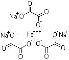 Ferric sodium oxalate molecular structure (CAS 5936-14-1)