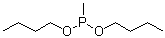 Methylphosphonous acid dibutyl ester molecular structure (CAS 59360-02-0)