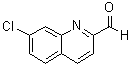 structure of CAS# 59394-27-3, 7-Chloro-2-quinolinecarbaldehyde