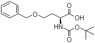 N-tert-Butoxycarbonyl-O-benzyl-L-homoserine molecular structure (CAS 59408-74-1)