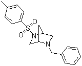 6-苄基-3-(4-甲基苯基)磺酰基-3,6-二氮杂双环[2.2.1]庚烷分子结构 (CAS 59436-75-8)