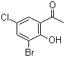 3'-Bromo-5'-chloro-2'-hydroxyacetophenone molecular structure (CAS 59443-15-1)