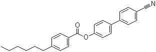4-Cyanobiphenyl-4'-hexylbenzoate molecular structure (CAS 59443-81-1)