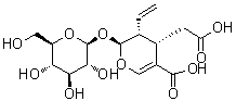 Secologanoside molecular structure (CAS 59472-23-0)