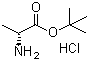 D-Alanine tert-butyl ester hydrochloride molecular structure (CAS 59531-86-1)