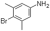 4-溴-3,5-二甲基苯胺分子结构 (CAS 59557-90-3)