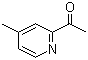2-Acetyl-4-methylpyridine molecular structure (CAS 59576-26-0)