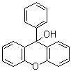 structure of CAS# 596-38-3, 9-Phenyl-9H-xanthen-9-ol;9-Phenylxanthen-9-ol; NSC 16331
