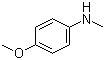 structure of CAS# 5961-59-1, N-Methyl-4-anisidine;4-Methoxy-N-methylaniline