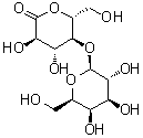 4-O-beta-D-吡喃半乳糖基-D-葡萄糖酸 delta-内酯分子结构 (CAS 5965-65-1)