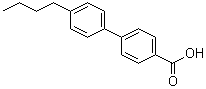 4'-丁基-联苯-4-甲酸分子结构 (CAS 59662-46-3)