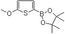 结构式 CAS# 596819-12-4, 5-甲氧基噻吩-2-硼酸频哪醇酯