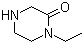 1-Ethylpiperazin-2-one molecular structure (CAS 59702-08-8)