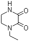 N-Ethyl-2,3-dioxopiperazine molecular structure (CAS 59702-31-7)