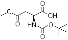 Boc-L-aspartic acid 4-methyl ester molecular structure (CAS 59768-74-0)