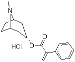 Apoatropine hydrochloride molecular structure (CAS 5978-81-4)