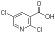 2,5-二氯烟酸分子结构 (CAS 59782-85-3)