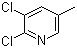 2,3-Dichloro-5-methylpyridine molecular structure (CAS 59782-90-0)