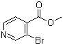 Methyl 3-bromoisonicotinate molecular structure (CAS 59786-31-1)