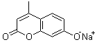4-Methylumbelliferone sodium salt molecular structure (CAS 5980-33-6)