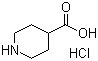 4-哌啶甲酸盐酸盐分子结构 (CAS 5984-56-5)