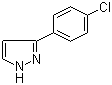 3-(4-Chlorophenyl)-1H-pyrazole molecular structure (CAS 59843-58-2)