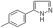 结构式 CAS# 59843-75-3, 5-对甲苯基-1H-吡唑