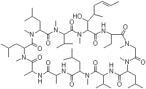 环孢菌素分子结构 (CAS 59865-13-3)