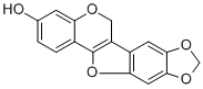 6H-[1,3]二恶茂并[5,6]苯并呋喃并[3,2-c][1]苯并吡喃-3-醇分子结构 (CAS 59901-98-3)