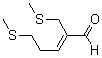 2-Methylthiomethyl-5-methylthiopent-2-enal molecular structure (CAS 59902-01-1)