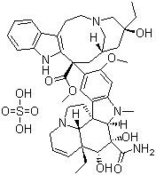Vindesine sulfate molecular structure (CAS 59917-39-4)