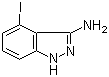 structure of CAS# 599191-73-8, 4-Iodo-1H-indazol-3-amine