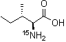 L-Isoleucine-<sup>15</sup>N molecular structure (CAS 59935-30-7)