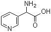 structure of CAS# 59966-29-9, Amino(pyridin-3-yl)acetic acid