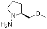 (S)-(-)-1-Amino-2-(methoxymethyl)pyrrolidine molecular structure (CAS 59983-39-0)