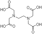 结构式 CAS# 60-00-4, 乙二胺四乙酸; EDTA