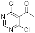 structure of CAS# 60025-06-1, 5-Acetyl-4,6-dichloropyrimidine;1-(4,6-dichloropyrimidin-5-yl)ethanone