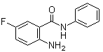 结构式 CAS# 60041-89-6, 2-氨基-5-氟-N-苯基苯甲酰胺