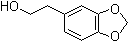 structure of CAS# 6006-82-2, 1,3-Benzodioxole-5-ethanol;2-(3,4-Methylenedioxyphenyl)ethanol; 2-(3,4-Methylenedioxyphenyl)ethyl alcohol; 3,4-(Methylenedioxy)phenethyl alcohol; Homopiperonyl alcohol